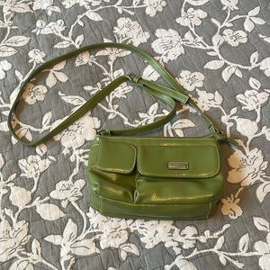 Green crossbody bag